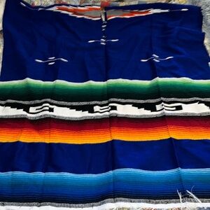 Stunning Vintage Native American poncho blanket